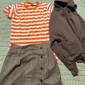 Juno Maternity Halloween costume - includes shirt, skirt, and hoodie